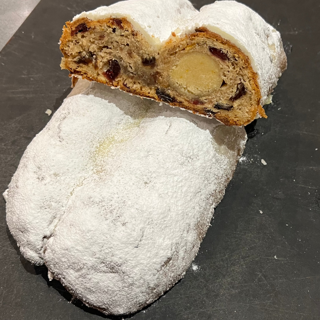 Cranberry and Almond Sourdough Stollen